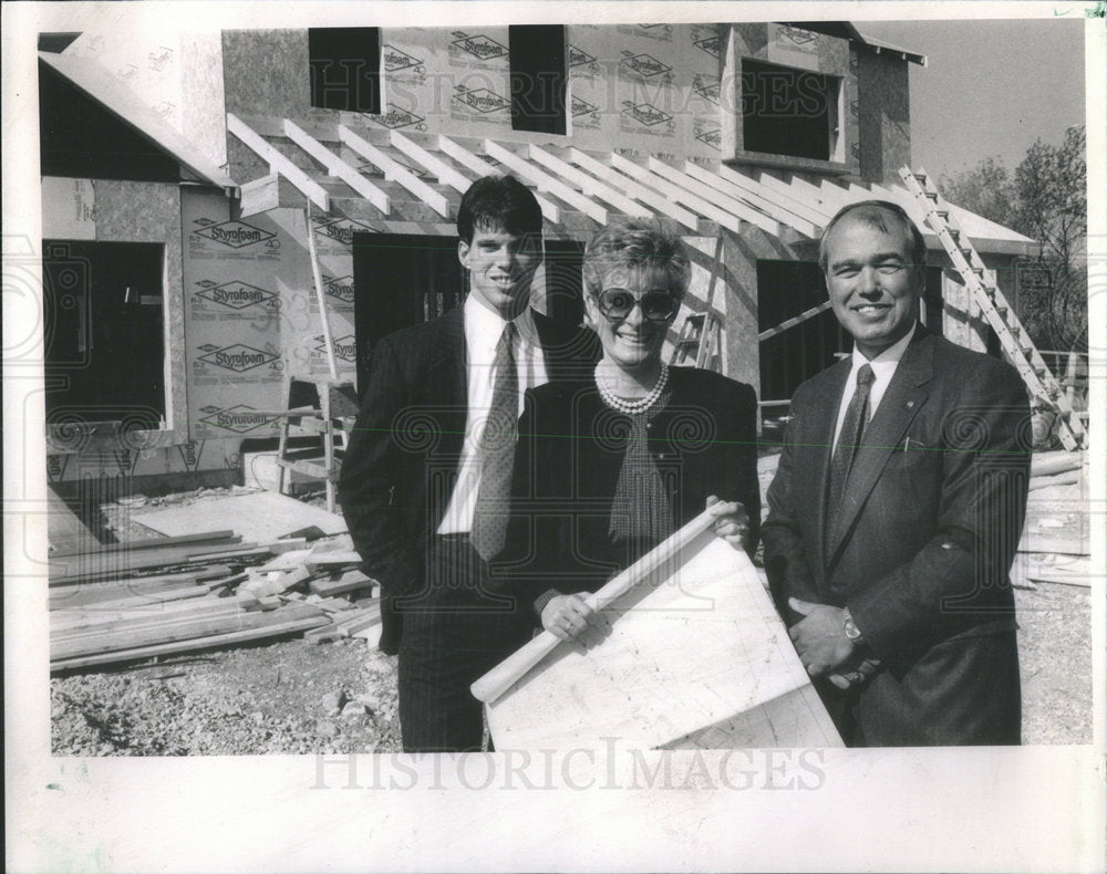 1989 Press Photo Construction at Seasons Ridge development - Historic Images