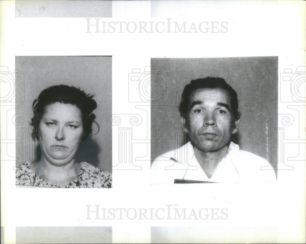 1985 Press Photo Osvaldo Christina Falcon Theft of $77,700 - Historic Images