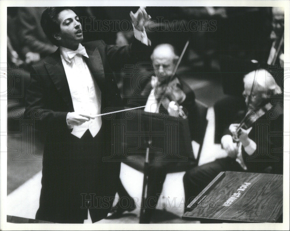 1982 Press Photo Billy Faldner Sinfonia Musicale Orchestra - Historic Images