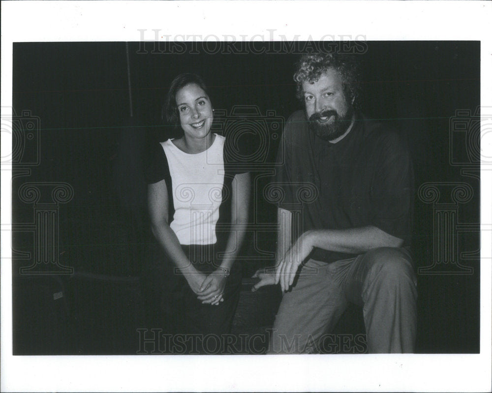 1991 Press Photo Goodman artistic director Robert Falls Hunkler president Board - Historic Images