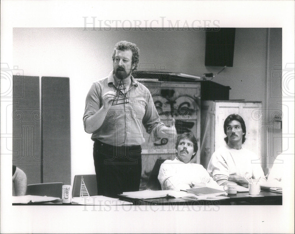 1986 Press Photo Robert Falls Goodman Theatre Galileo Bertolt Brecht - Historic Images