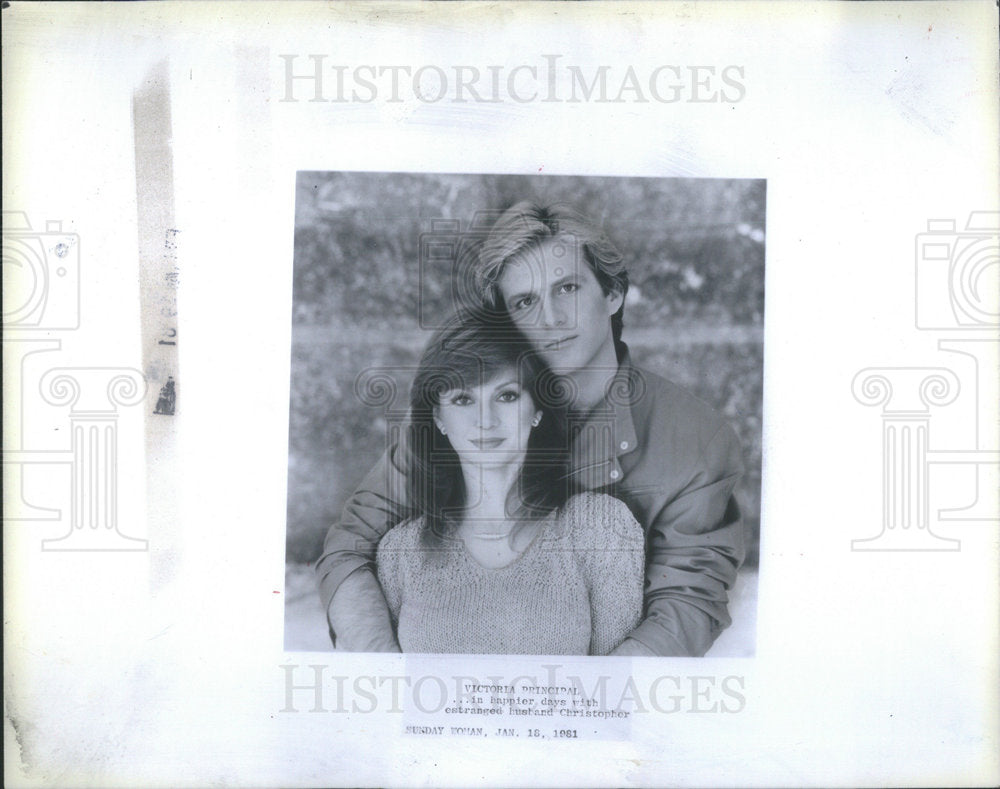 1981 Press Photo Victoria Principal Actress - Historic Images
