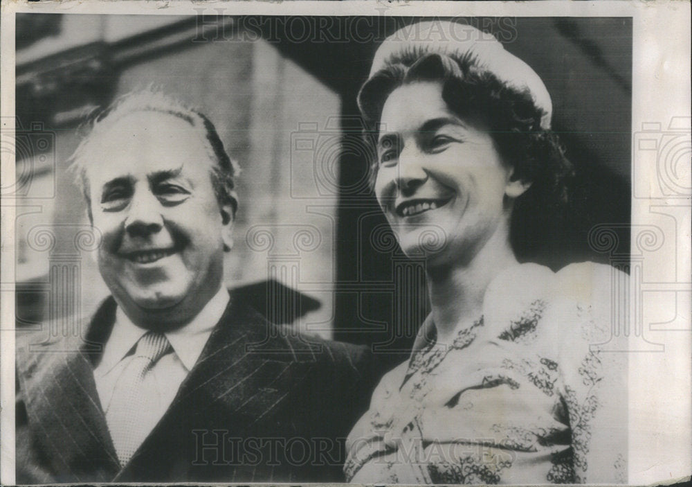 1953 JB Priestley Author Playwright Caxton Hall - Historic Images