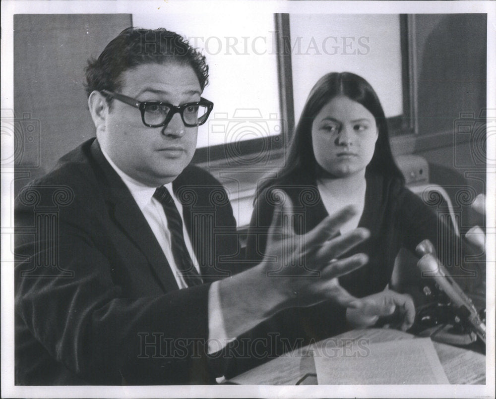 1969 Mac Primack Chicago Peace Council Chairman - Historic Images