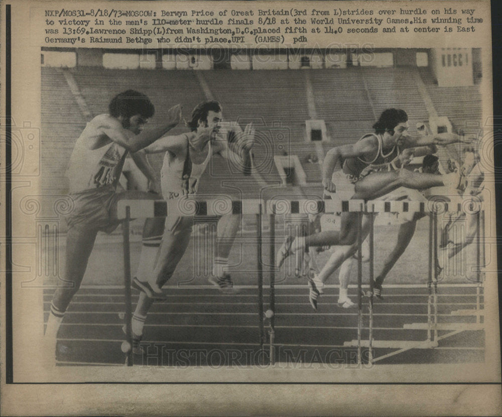 1973 Berwyn Price World University Games, Moscow - Historic Images