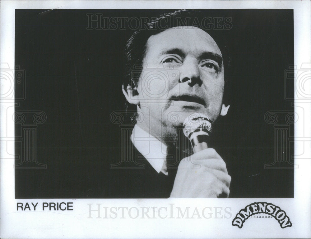 1981 Press Photo Ray Price CBS records music producer - Historic Images