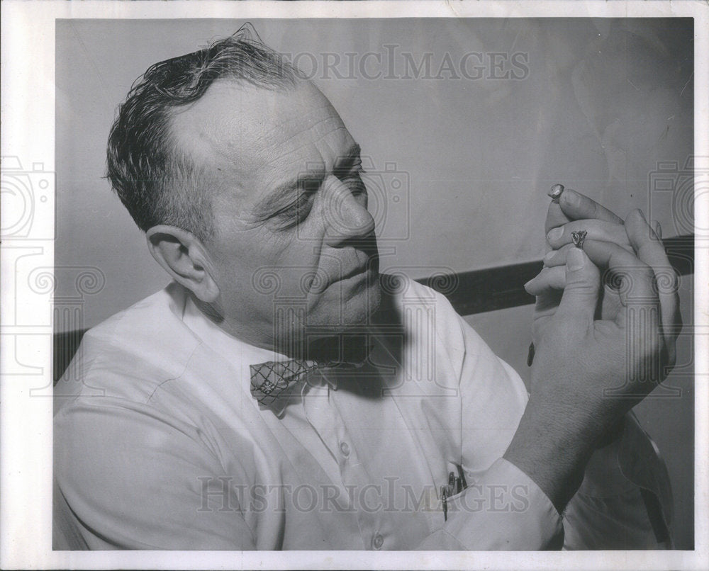 1962 Police Chief Peter Price Elmwood Park - Historic Images