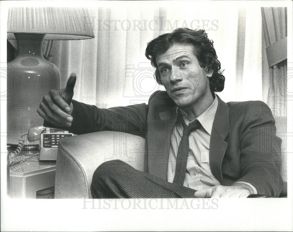 1982 Press Photo Jurgen Prochnow, actor - Historic Images