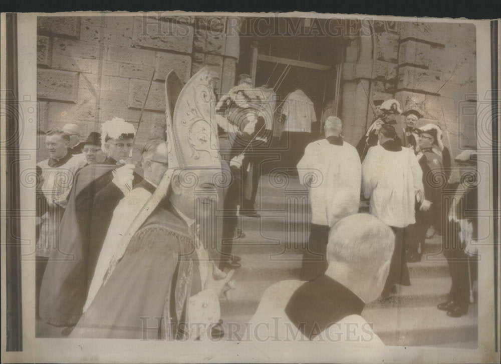1967 Cletus O'Donnell Installed As Bishop Of Madison At Ceremony - Historic Images