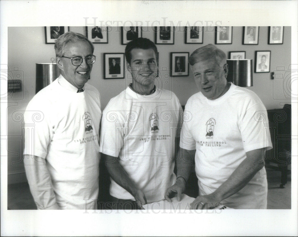 Press Photo Hadley School For Blind Fundraiser Actor ODonnell - Historic Images
