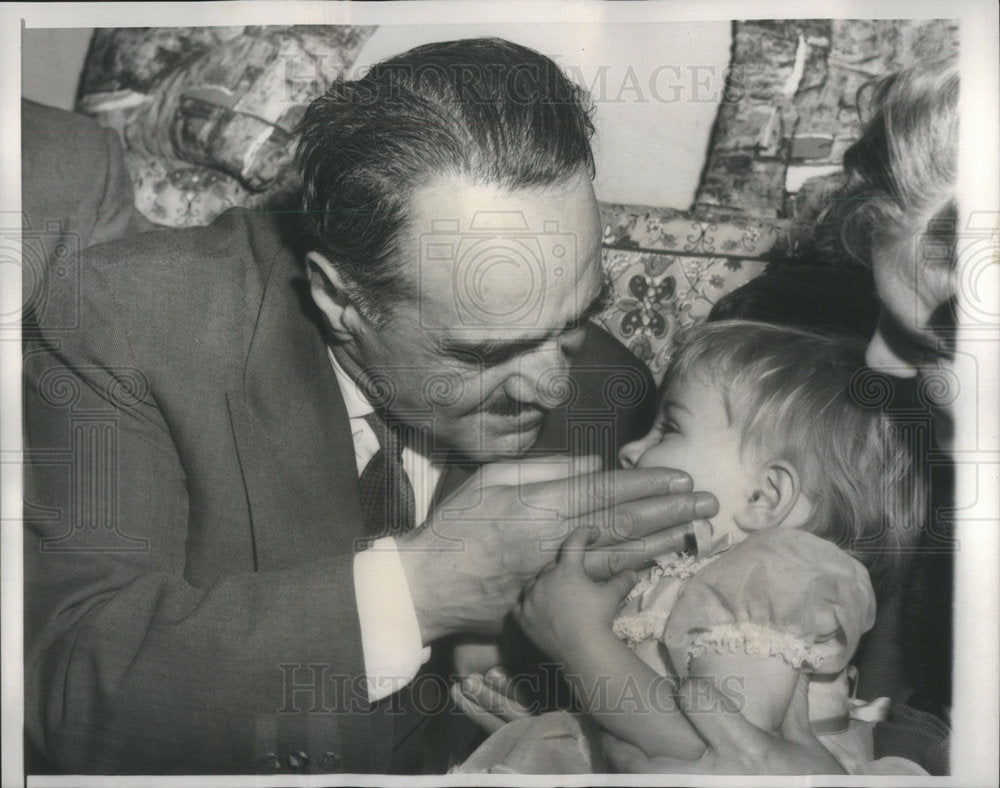 1959 Soviet Deputy Premier Mikoyan Visiting Polowski Home - Historic Images