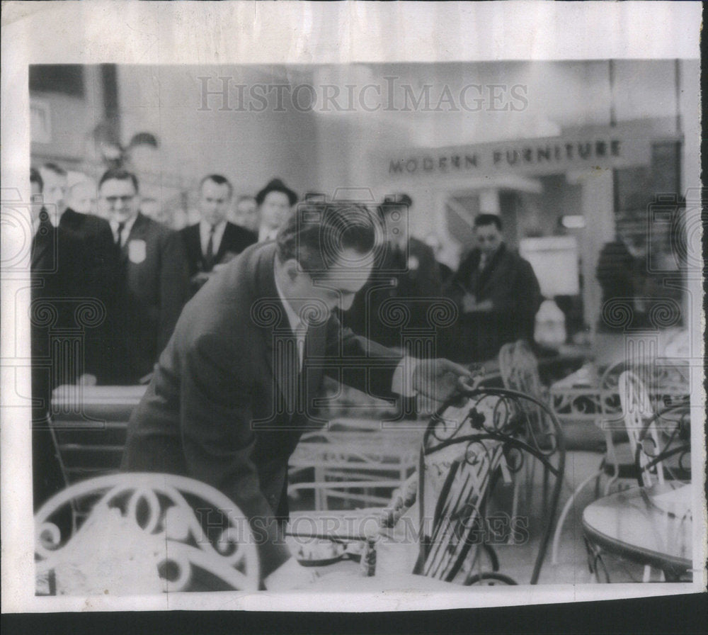 1959 Press Photo Soviet Deputy Premier Anastas I. Mikoyan - Historic Images