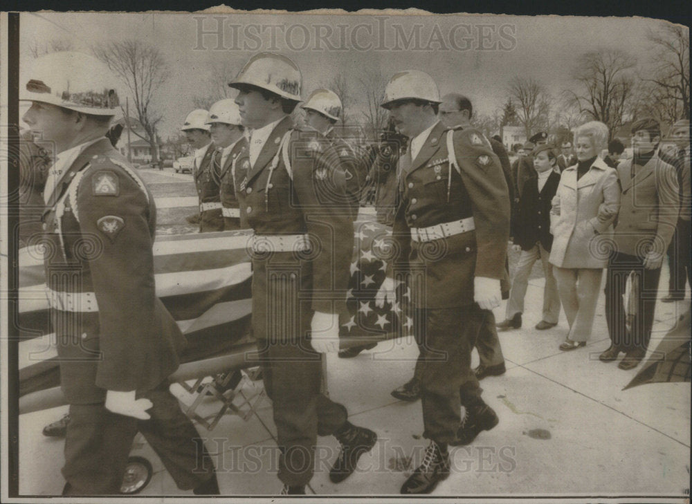 1973 Mrs. Joyce Nolde Funeral Colonel - Historic Images