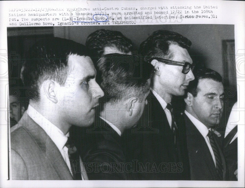 1964 Men Charged With Attacking United Nations Building Bazooka - Historic Images