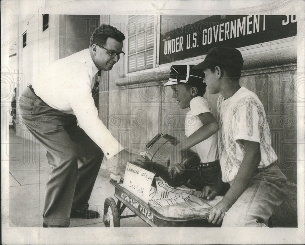 1957 Frank Ozinga Chairman Board First National Bank Evergreen Park - Historic Images