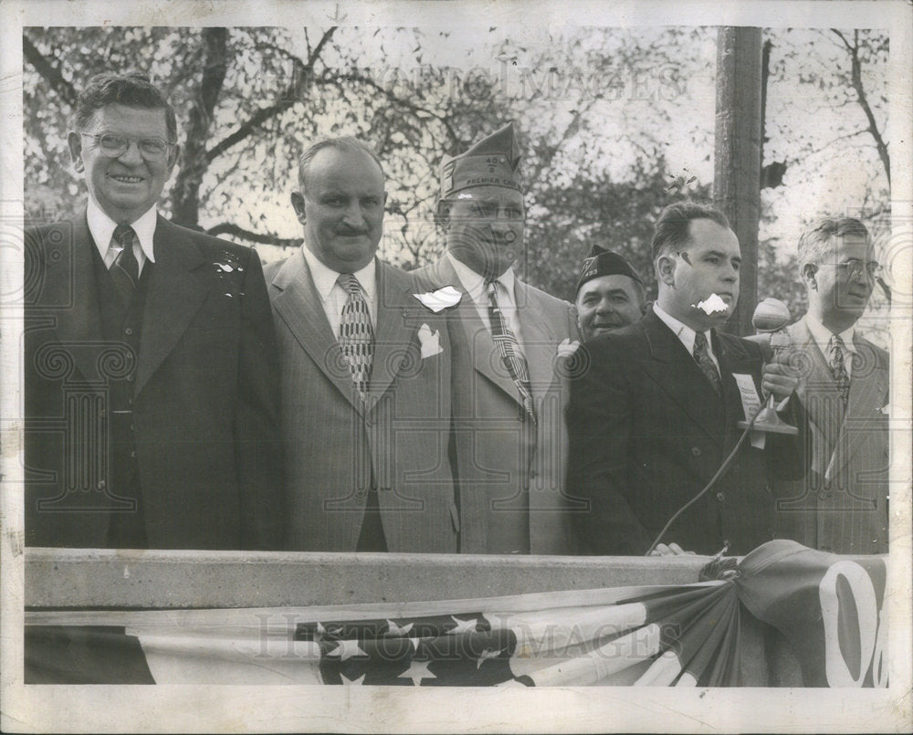 1947 Mayor Relly Alderman Pacini Pydrewski Stall Sherif Mulcahy - Historic Images