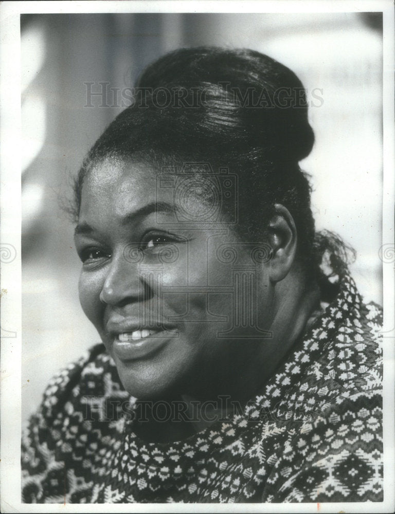 1974 Press Photo Theresa Merritt will play Mama in the musical &quot;Hallelujah, Baby - Historic Images