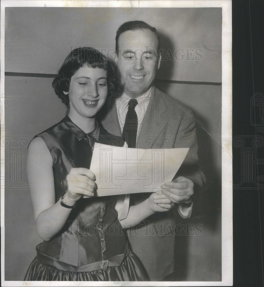 1955 Aimee Merriam Robert Candidate Mayor - Historic Images