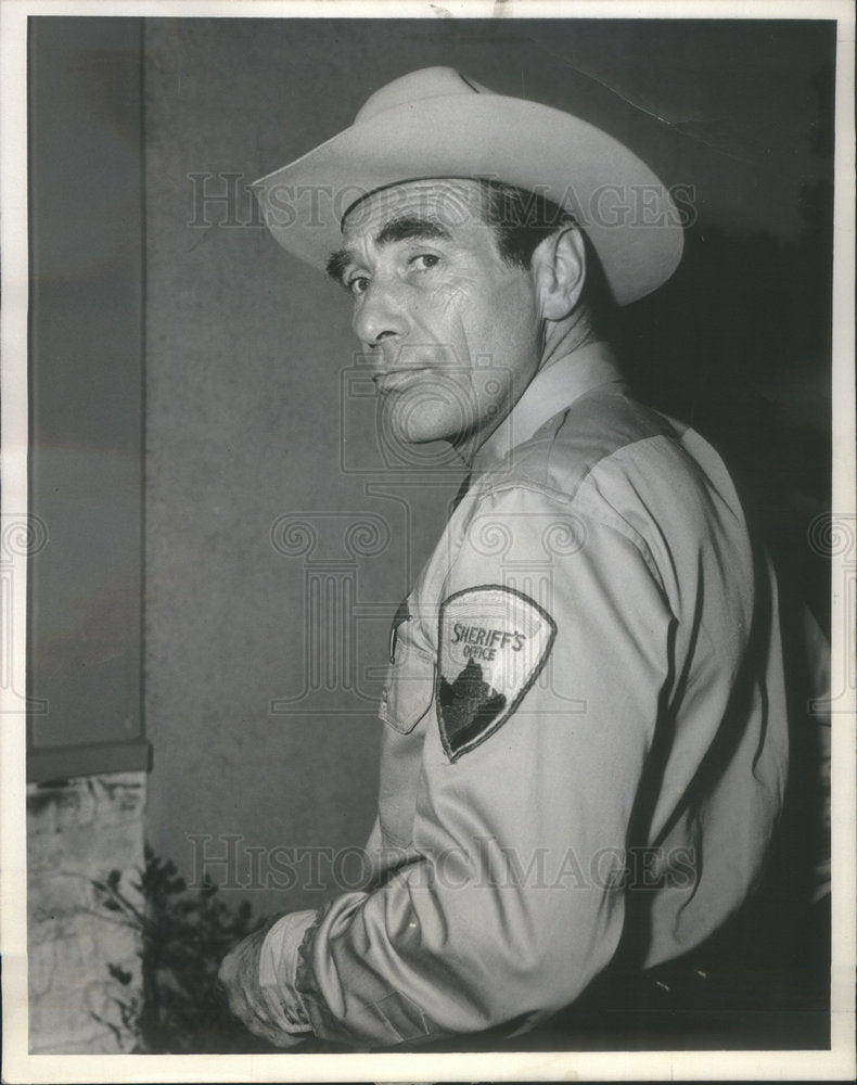 1962 Press Photo Actor Gary Merrill The Dick Powell Show Sheriff Character TV - Historic Images