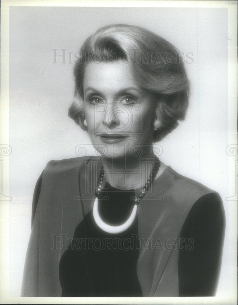 1984 Press Photo Dina Merrill/Actress/Heiress/Socialite - Historic Images