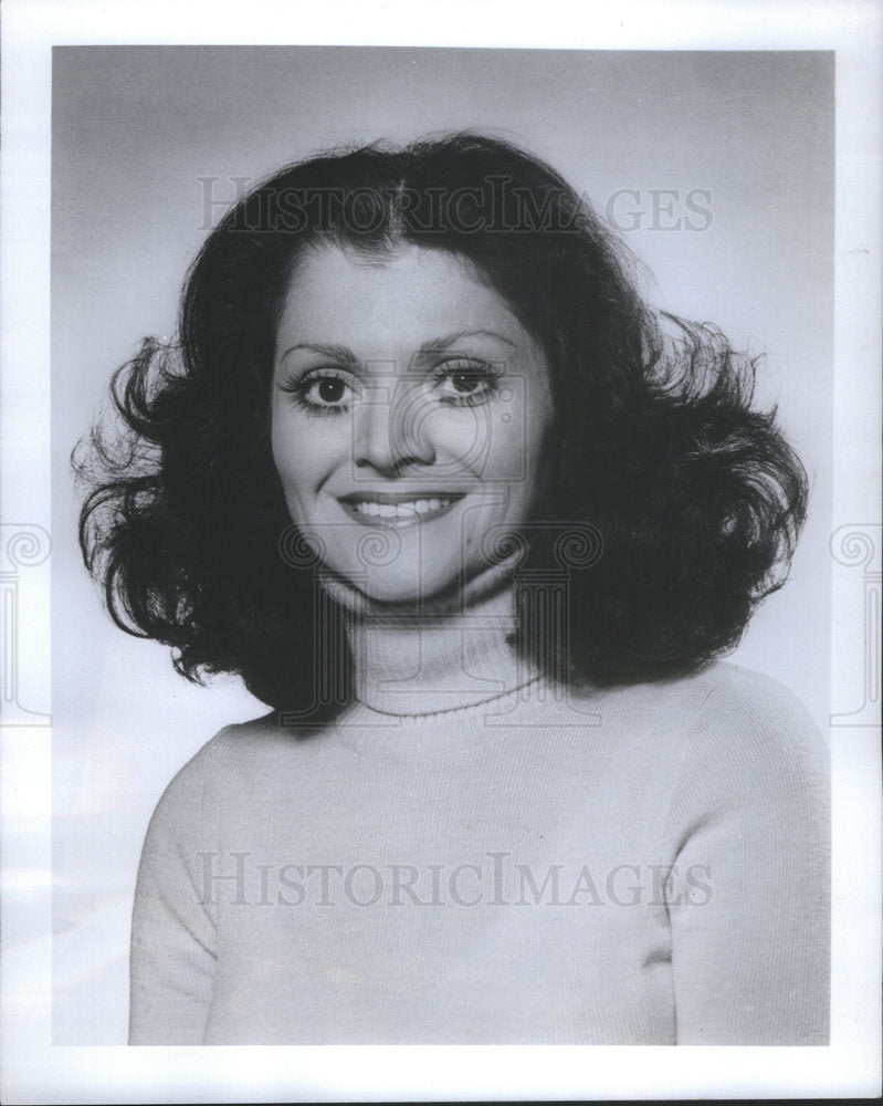 1976 Producer and co-hostess Theresa Gutierrez "Feminine Franchise" - Historic Images