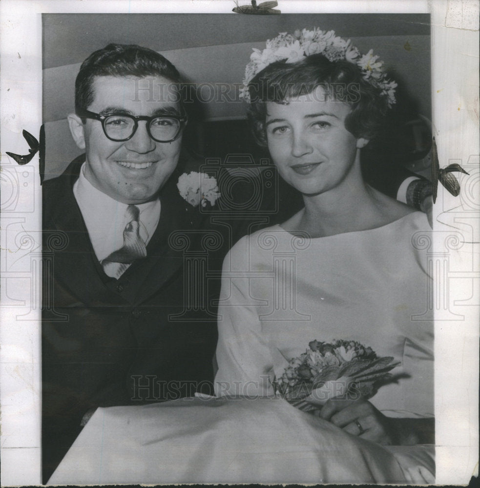 1959 Press Photo Kate Roosevelt Presidential Grandaughter Wedding William Haddad - Historic Images