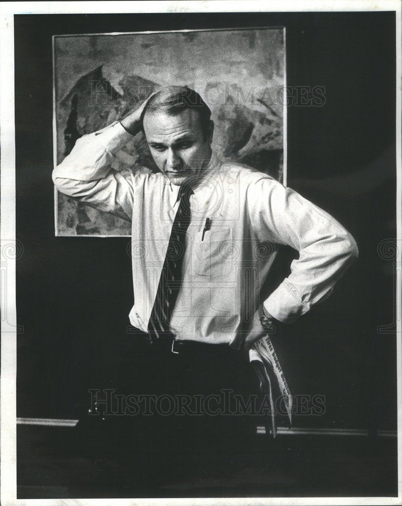 1980 Press Photo Donald Haider City Budget Director - Historic Images