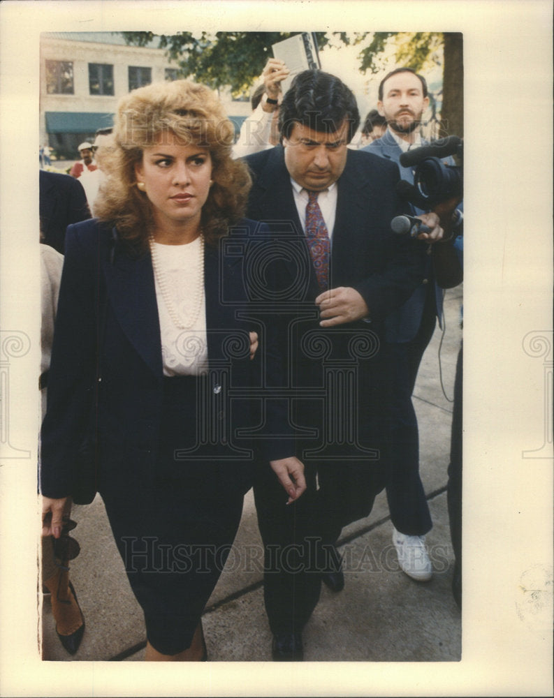 1987 Press Photo Jessica Hahn Dominic Barbara - Historic Images