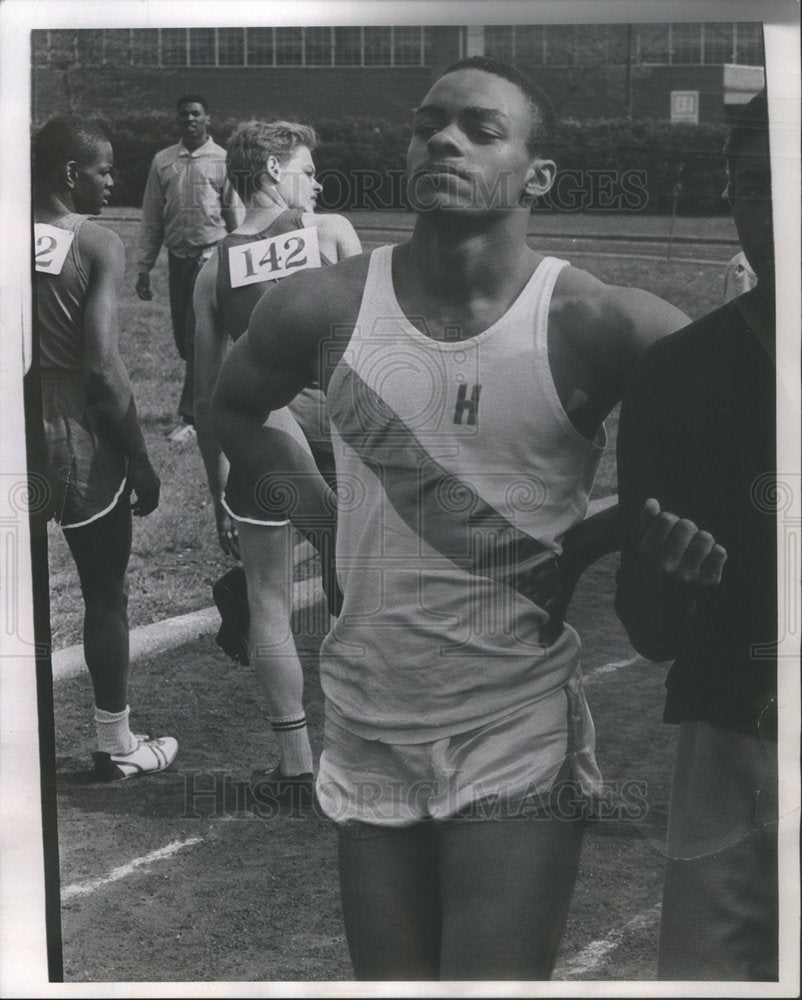 1968 Press Photo Robert Pincham of Harlan&#39;s 1967 state champions captured the 10 - Historic Images