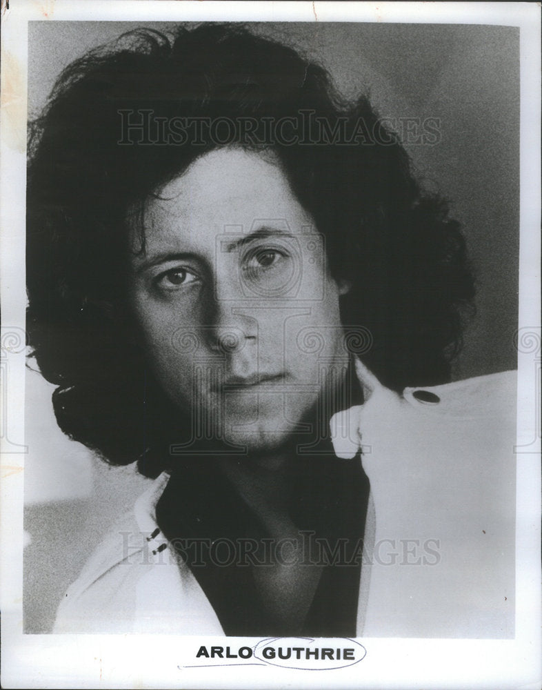 1981 Press Photo Arlo guthrie Musician - Historic Images