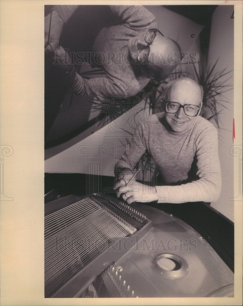 1984 Press Photo Joseph glymph conductor for youth - Historic Images