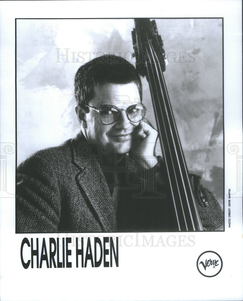 1990 Press Photo Charlie Haden musician - RSC77945 - Historic Images