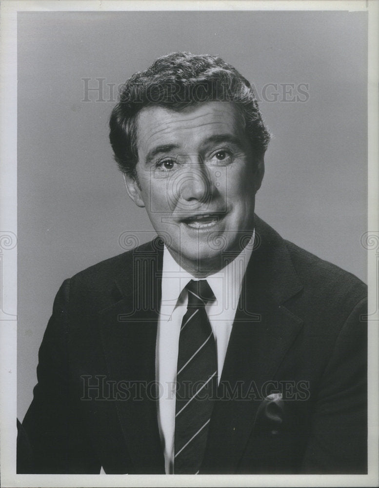 1981 Press Photo Media personality Regis Philbin - Historic Images