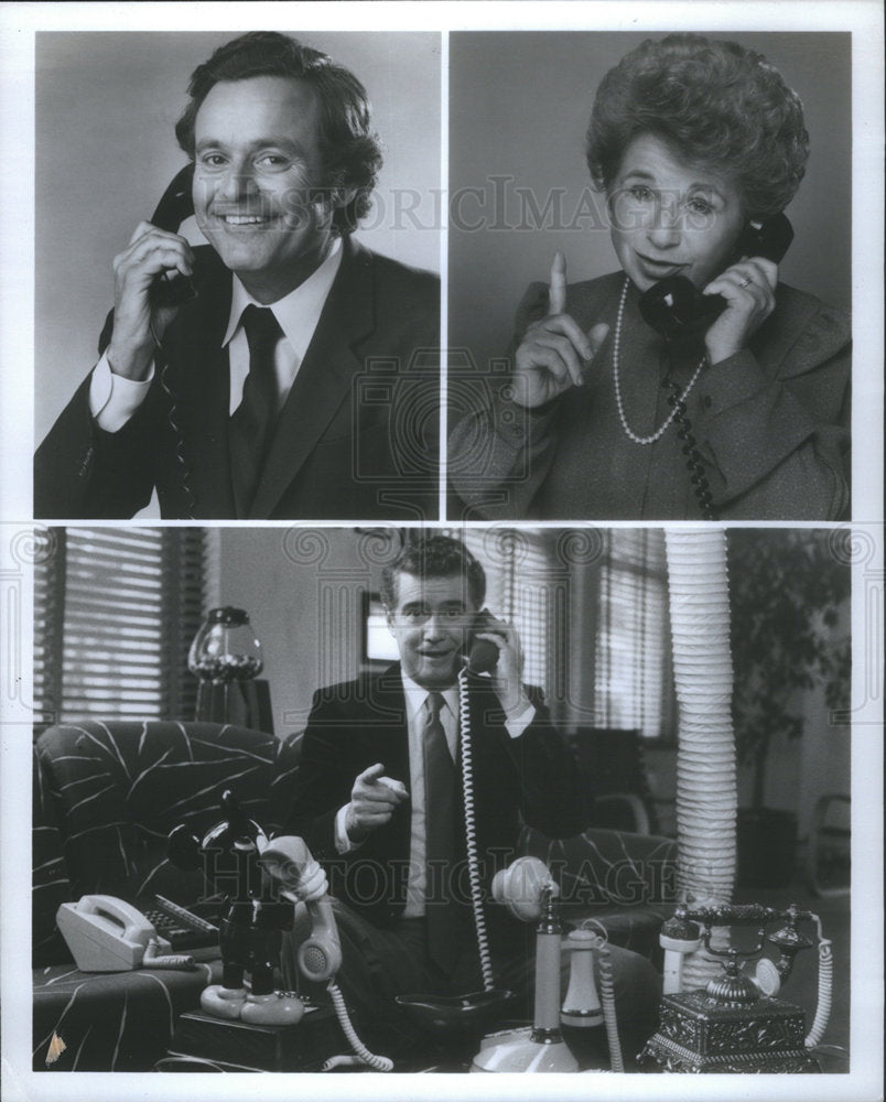 1985 Press Photo Regis Philbin's Stanley Siegel Ruth Westheimer Lifetime TV Show - Historic Images