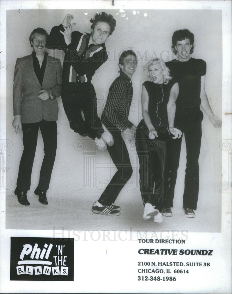 1983 Press Photo Phil 'n' The Blanks - Historic Images