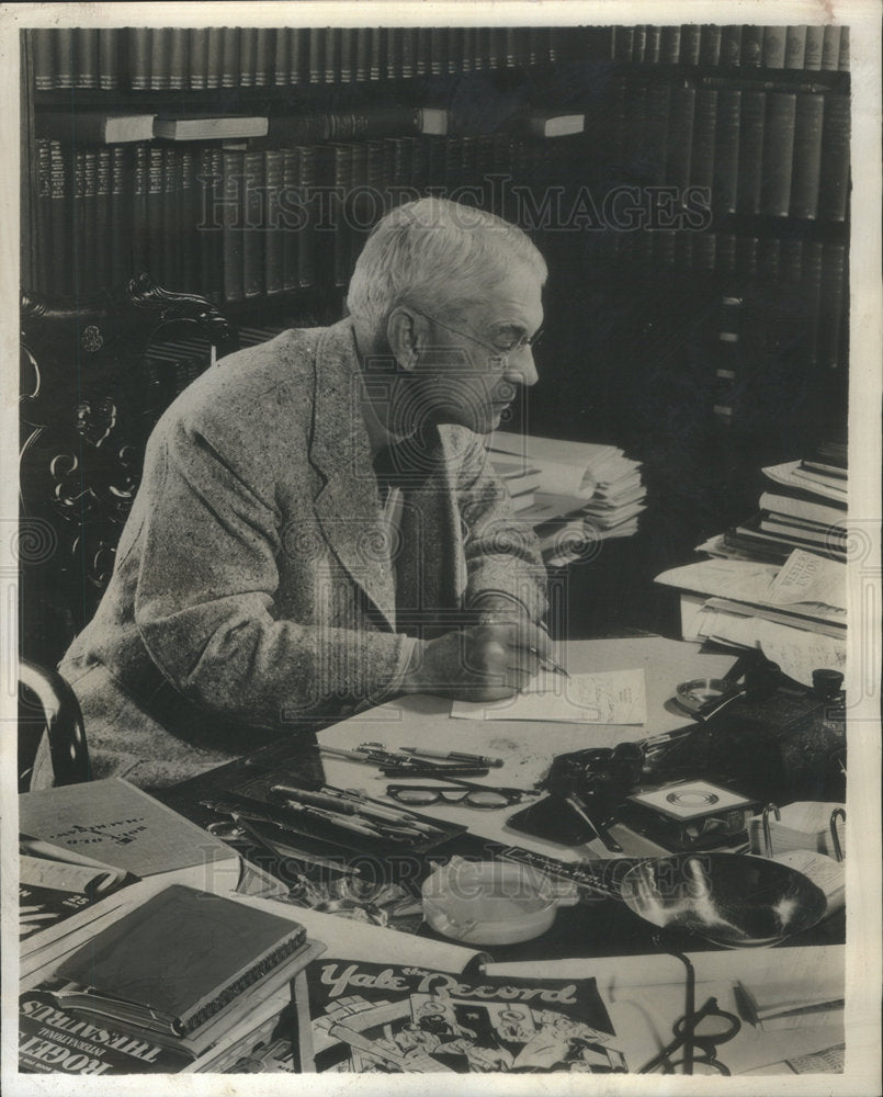 1940 William Lyon Phelps American Author & Critic - Historic Images