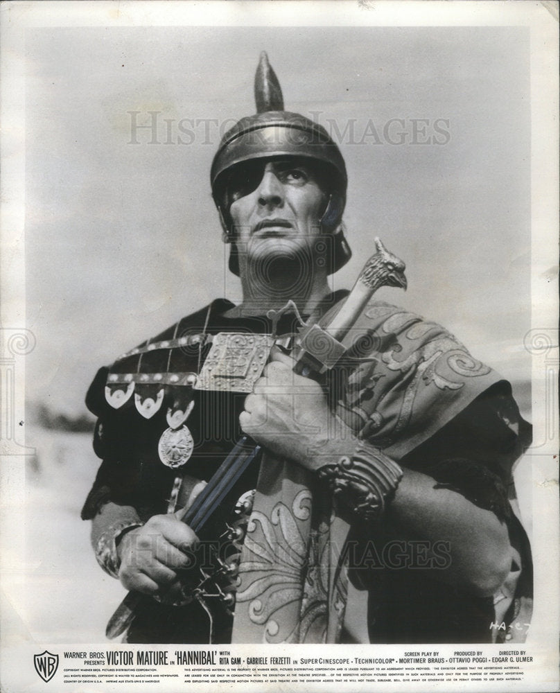 1960 Victor Mature in "Hannibal"  - Historic Images