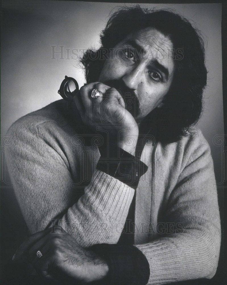 1988 Press Photo Mustapha Matura Trinidad Playwright Playboy West Indies London - Historic Images