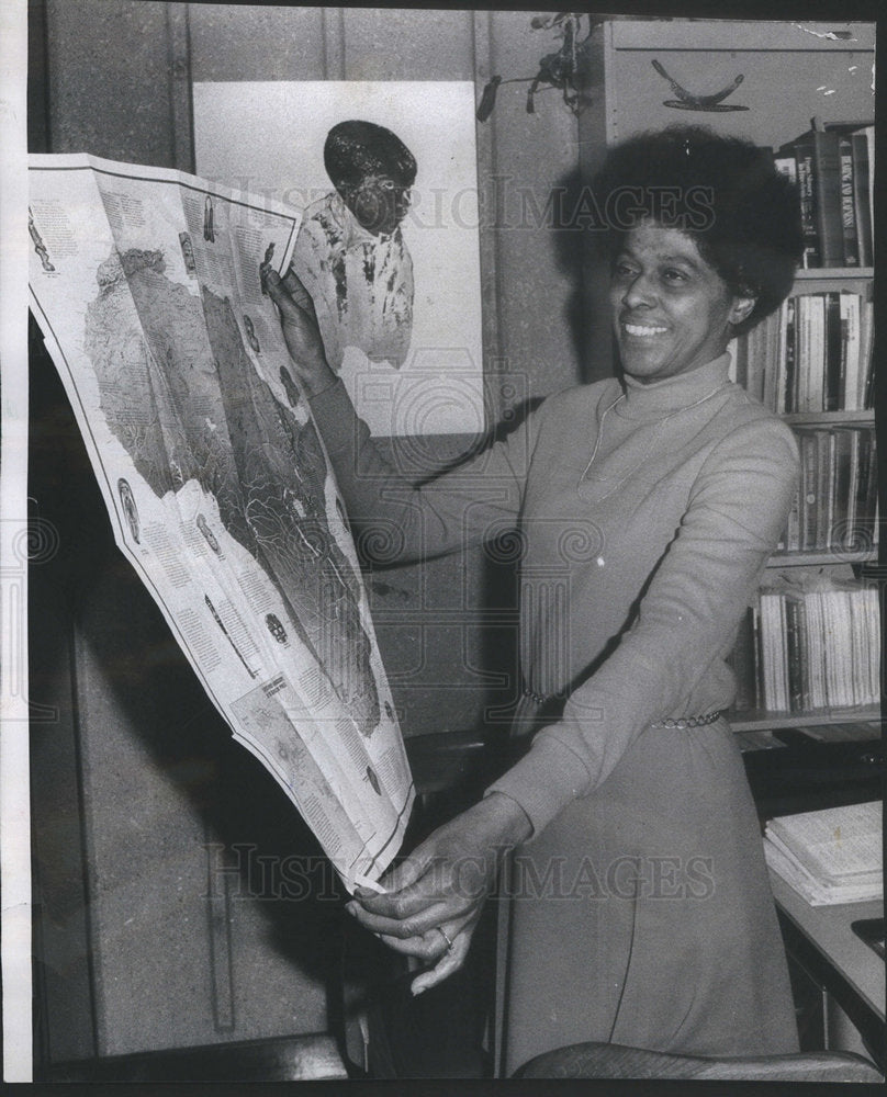 1974 Dr Grace Holt Black Studies Program Head  - Historic Images