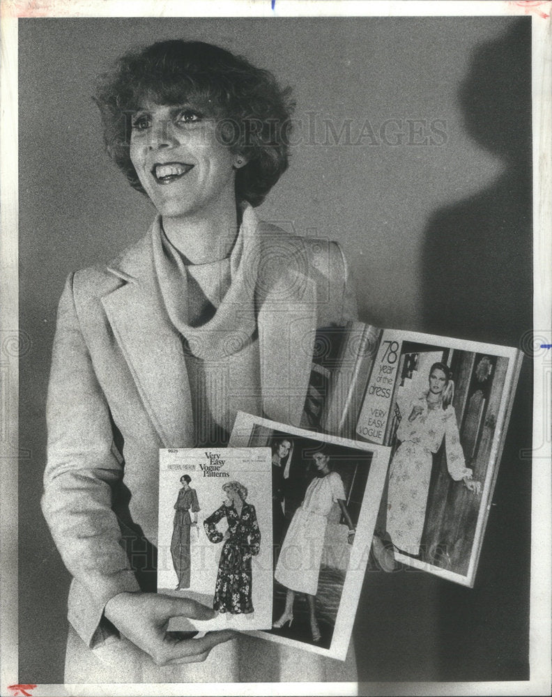 1978 Press Photo Mary Holtman Fashion Representative - Historic Images