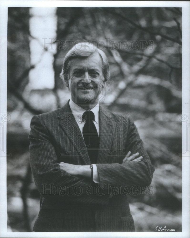 1982 Press Photo Joel D. Honigberg, President, International Business Council - Historic Images