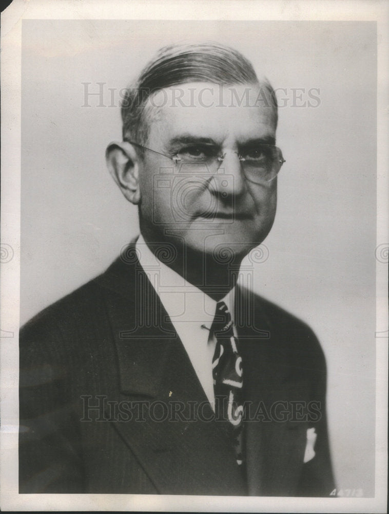 1950 Press Photo Charles Hoole Sr. is an Chairman of Armco Steel Corp. - Historic Images