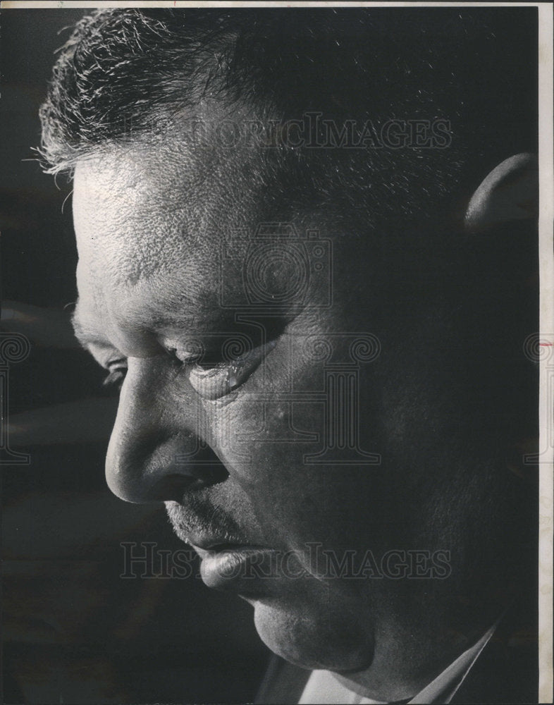 1967 Press Photo ear wells below Matusek's eye attend several Speck hearings - Historic Images