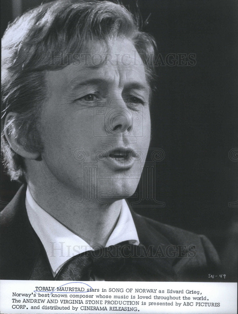1971 Toralv Maurstad stars in Song of Norway as Edvard Grleg - Historic Images