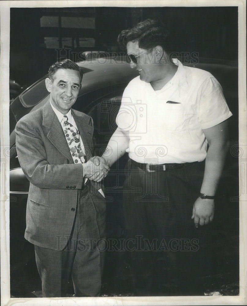 1946 Press Photo Frank Maury And Norman Kunert - Historic Images