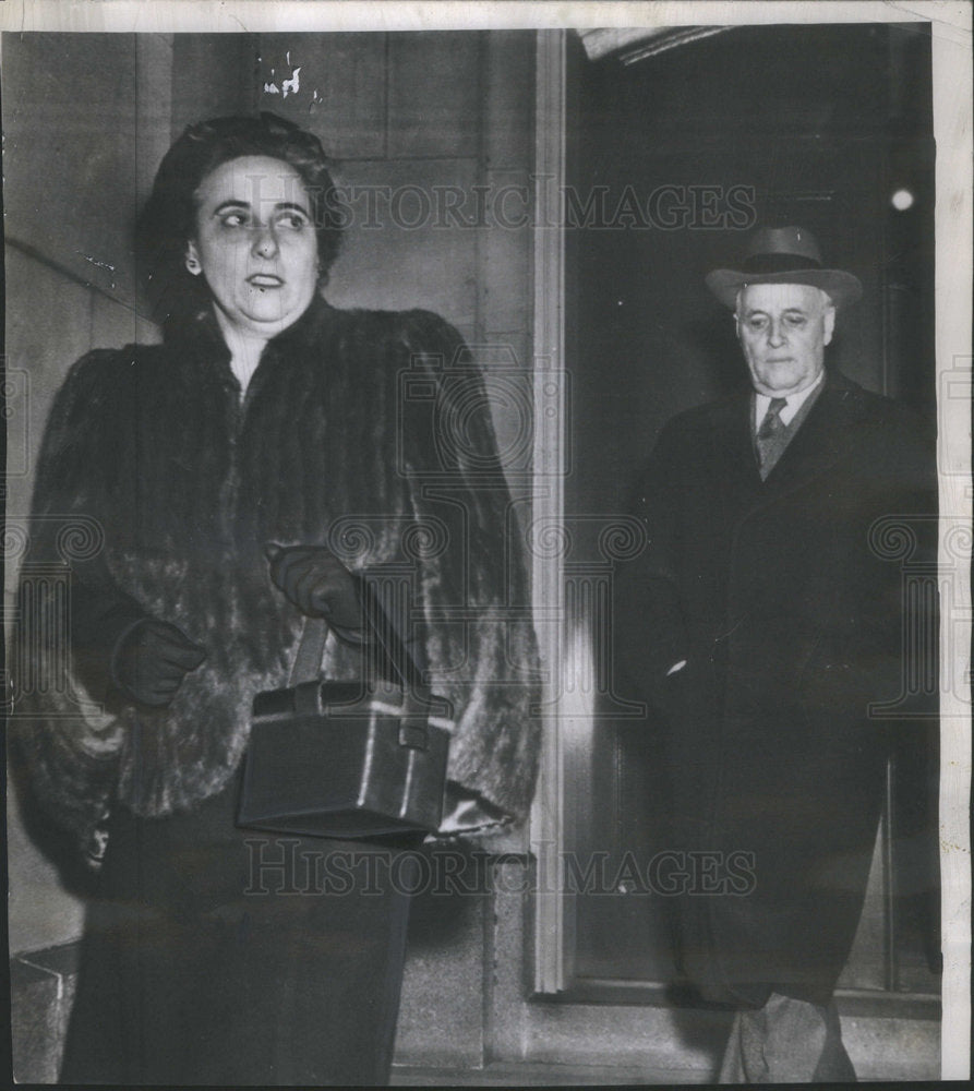 1948 Rep. Andrew J. May Democrat of Kentucky Leaves the U.S.Court - Historic Images