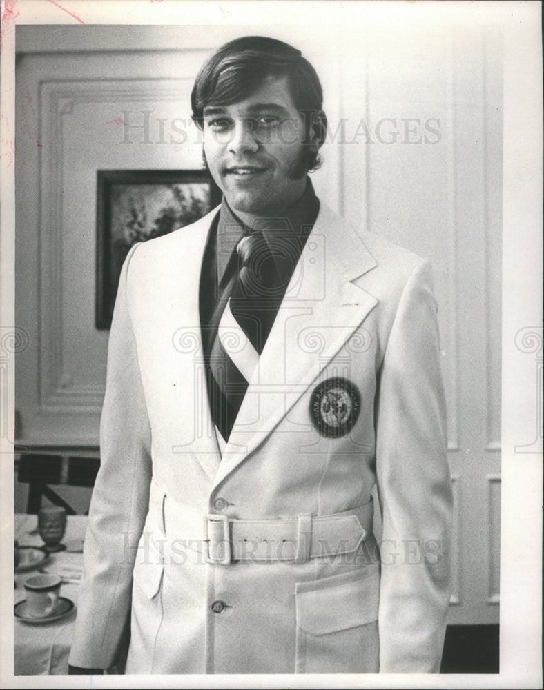 1971 Press Photo Pat Matzdorf World Record High Jumper Chicago Weibolts - Historic Images