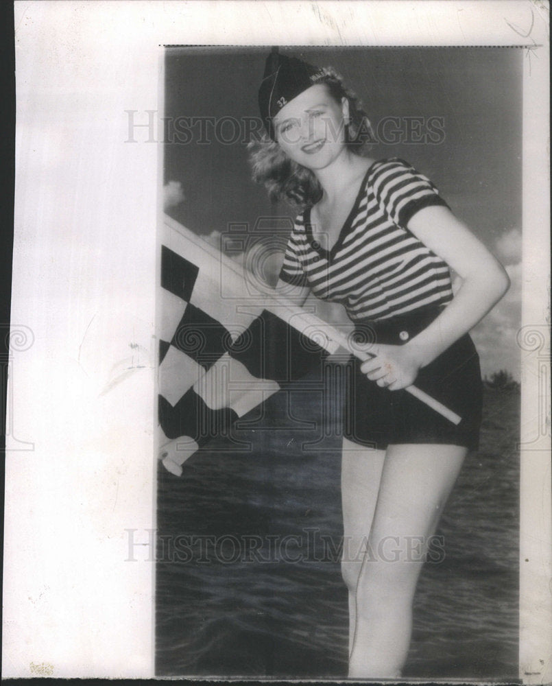 1951 Press Photo Iris Maxwell 16-year-old Miami, Fla., beauty - Historic Images