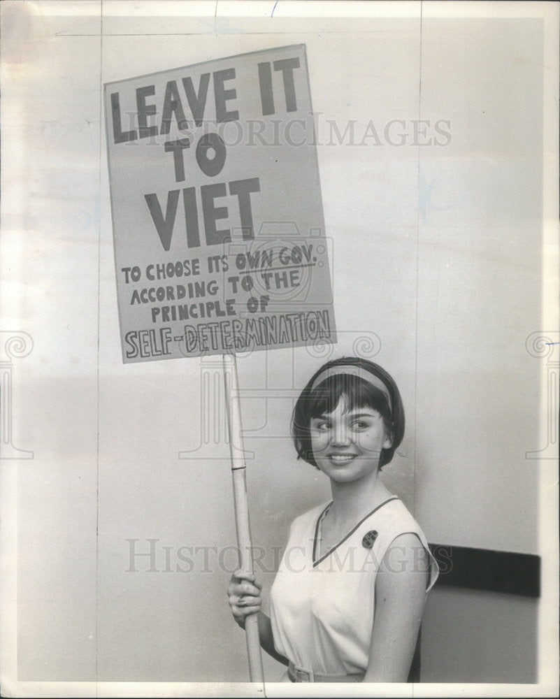 1965 President of Students Assoc. Jeanne Maxant - Historic Images