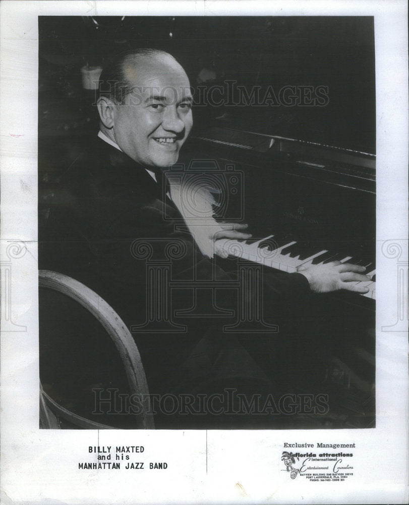 1964 American jazz pianist Billy Maxted  - Historic Images